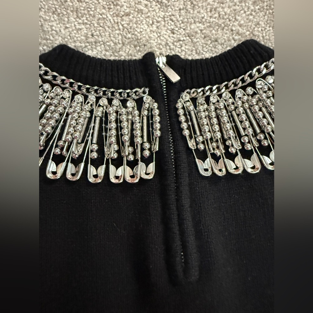 Michael Kors Collection - Stunning Beaded Chainlink Cashmere Sweater - size XS - Picture 12 of 12